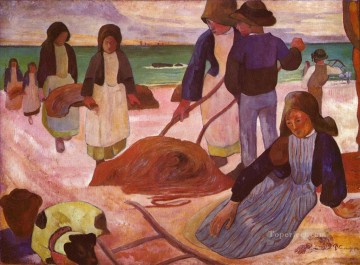 Paul Gauguin Painting - Seaweed gatherers Paul Gauguin